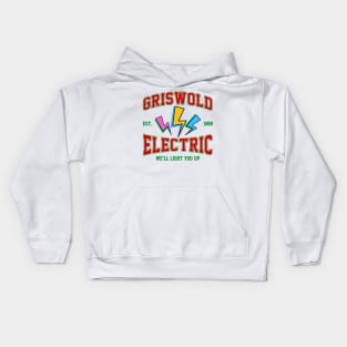 Christmas trees griswold electric Kids Hoodie